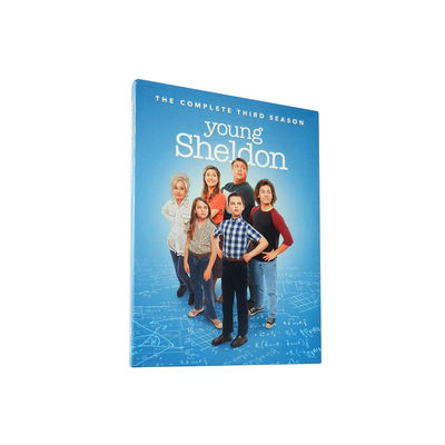 A caixa feita sob encomenda de DVD ajusta o filme de América a estação nova 3 de Sheldon da série completa fornecedor