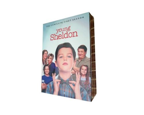 A caixa feita sob encomenda de DVD ajusta o filme de América a estação nova 1-3 de Sheldon da série completa fornecedor