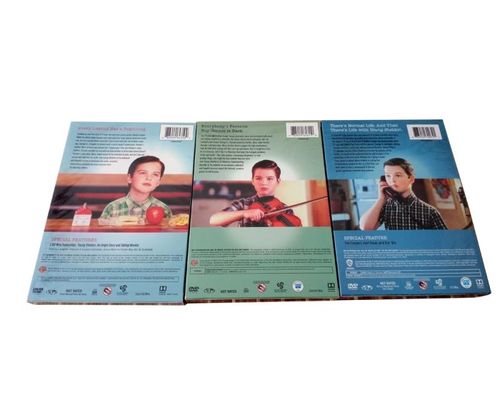 A caixa feita sob encomenda de DVD ajusta o filme de América a estação nova 1-3 de Sheldon da série completa fornecedor