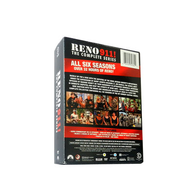 A caixa feita sob encomenda de DVD ajusta o filme de América a estação 1-6 de RENO 911 da série completa fornecedor
