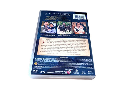 A caixa feita sob encomenda de DVD ajusta o filme de América o Norte e Sul 1-3 da série completa fornecedor