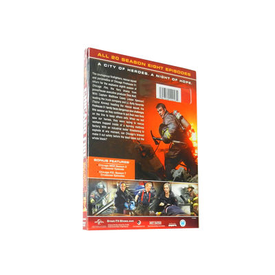 A caixa feita sob encomenda de DVD ajusta o filme de América a estação 8 do fogo de Chicago da série completa fornecedor