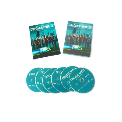 A caixa feita sob encomenda de DVD ajusta o filme de América a série completa Chicago Med Season 5 fornecedor