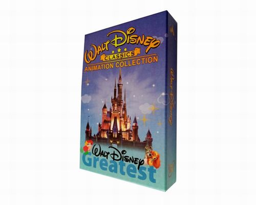 A caixa feita sob encomenda de DVD ajusta o filme de América a coleção 12DVD da animação de Disney da série completa fornecedor