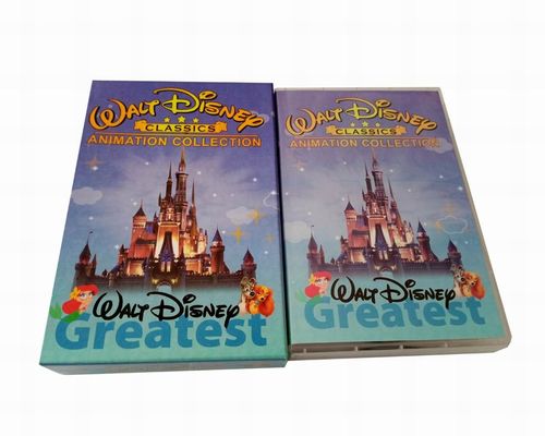 A caixa feita sob encomenda de DVD ajusta o filme de América a coleção 12DVD da animação de Disney da série completa fornecedor