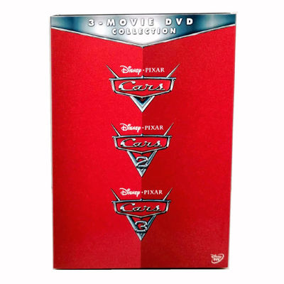 A caixa feita sob encomenda de DVD ajusta o filme de América os carros 1-3 da série completa 3 disco da coleção 3 do filme DVD fornecedor