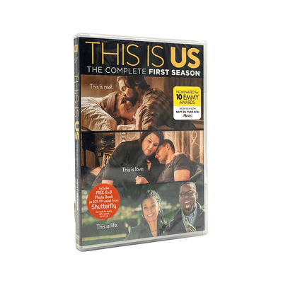 A caixa feita sob encomenda de DVD ajusta o filme de América a série que completa este é nós a estação 1 fornecedor