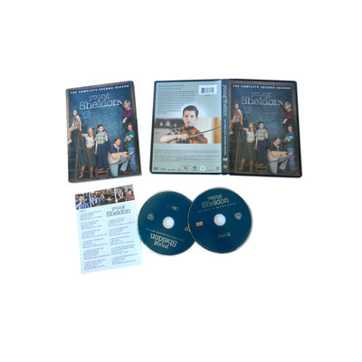A caixa feita sob encomenda de DVD ajusta o filme de América a série completa Sheldon Season novo 2 fornecedor