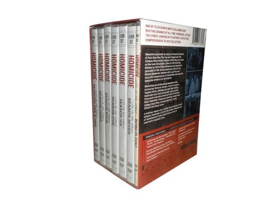 A caixa feita sob encomenda de DVD ajusta o filme de América o homicídio da série completa: Vida na rua a série completa 35DVD fornecedor