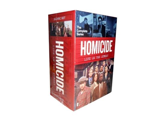A caixa feita sob encomenda de DVD ajusta o filme de América o homicídio da série completa: Vida na rua a série completa 35DVD fornecedor