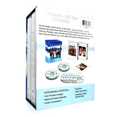 A caixa feita sob encomenda de DVD ajusta o filme que de América os amigos da série completa temperam 1-10 fornecedor