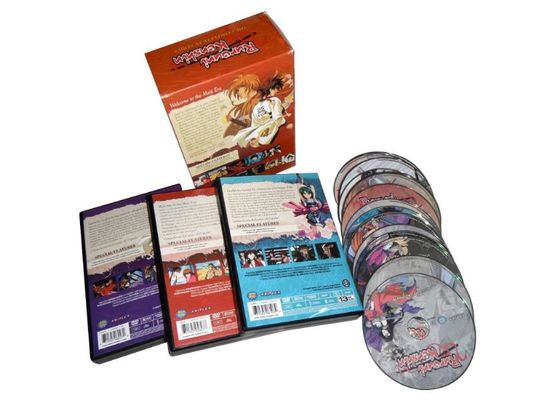 A caixa feita sob encomenda de DVD ajusta o filme de América a série completa Rurouni Kenshin fornecedor