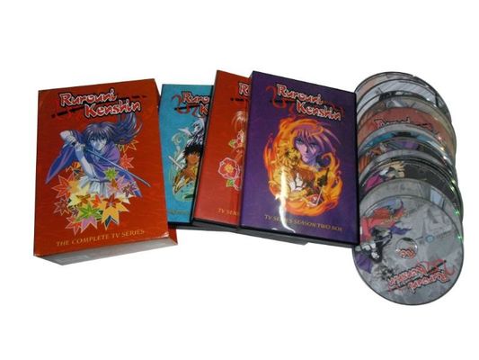A caixa feita sob encomenda de DVD ajusta o filme de América a série completa Rurouni Kenshin fornecedor