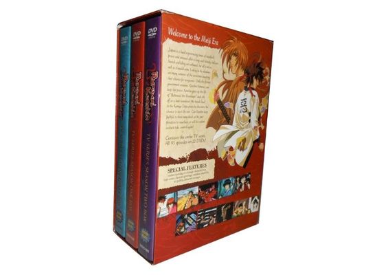 A caixa feita sob encomenda de DVD ajusta o filme de América a série completa Rurouni Kenshin fornecedor