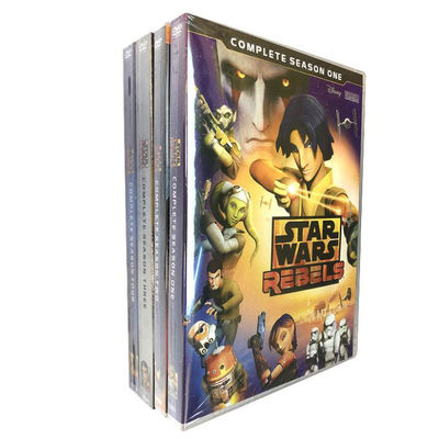 A caixa feita sob encomenda de DVD ajusta o filme de América os rebeldes de Star Wars da série completa fornecedor