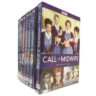 A caixa feita sob encomenda de DVD ajusta o filme que de América as séries completas chamam a parteira Season 1-9 uma versão de 26 E.U. do disco nova fornecedor