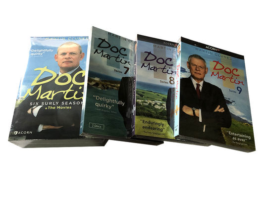 A caixa feita sob encomenda de DVD ajusta o filme de América a série completa Doc Martin Season 1-9 fornecedor