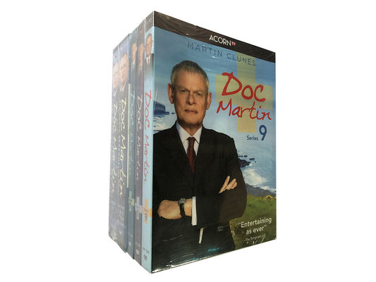 A caixa feita sob encomenda de DVD ajusta o filme de América a série completa Doc Martin Season 1-9 fornecedor