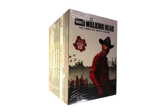 A caixa feita sob encomenda de DVD ajusta o filme de América a estação 1-9 de The Walking Dead da série completa fornecedor