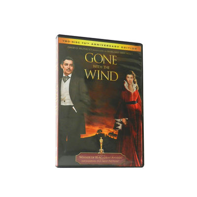 A caixa feita sob encomenda de DVD ajusta o filme de América a série completa ido com o vento fornecedor