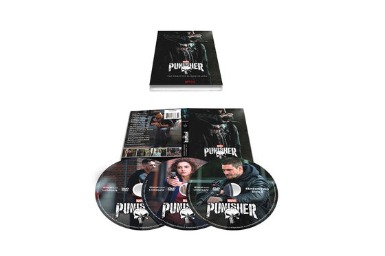 A caixa feita sob encomenda de DVD ajusta o filme de América a série completa a estação 2 do Punisher fornecedor