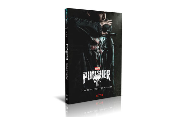 A caixa feita sob encomenda de DVD ajusta o filme de América a série completa a estação 2 do Punisher fornecedor