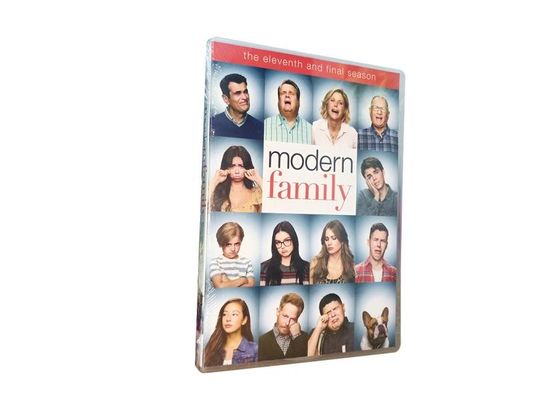 A caixa feita sob encomenda de DVD ajusta o filme de América a estação 11 de Modern Family da série completa fornecedor