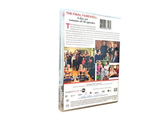 A caixa feita sob encomenda de DVD ajusta o filme de América a estação 11 de Modern Family da série completa fornecedor