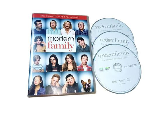 A caixa feita sob encomenda de DVD ajusta o filme de América a estação 11 de Modern Family da série completa fornecedor