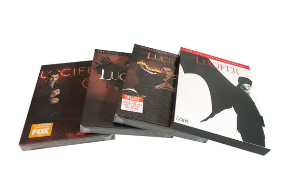 A caixa feita sob encomenda de DVD ajusta o filme de América a série completa Lucifer Season 1-4 fornecedor