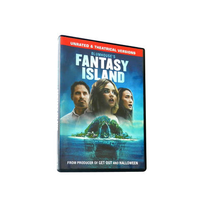 A caixa feita sob encomenda de DVD ajusta o filme de América a ilha da fantasia da série completa fornecedor