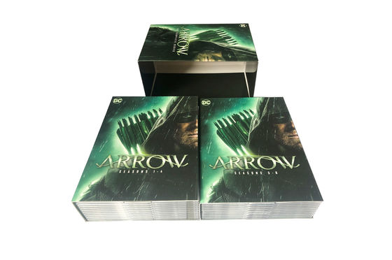A caixa feita sob encomenda de DVD ajusta o filme de América a estação 1-8 da seta da série completa fornecedor