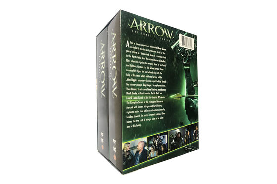 A caixa feita sob encomenda de DVD ajusta o filme de América a estação 1-8 da seta da série completa fornecedor