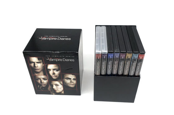 A caixa feita sob encomenda de DVD ajusta o filme de América a série completa The Vampire Diaries fornecedor