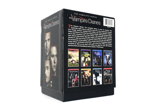 A caixa feita sob encomenda de DVD ajusta o filme de América a série completa The Vampire Diaries fornecedor