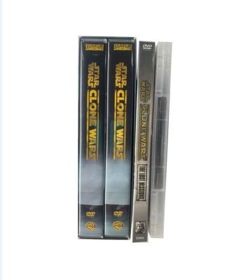 A caixa feita sob encomenda de DVD ajusta o filme de América a estrela da série completa a estação 1-7 das guerras do clone fornecedor