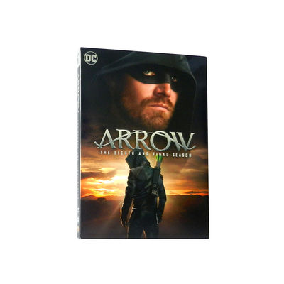 A caixa feita sob encomenda de DVD ajusta o filme de América a estação 8 da seta da série completa fornecedor