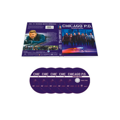 A caixa feita sob encomenda de DVD ajusta o filme de América a série completa Chicago P.D. Season 7 fornecedor