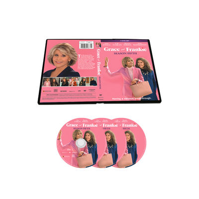 A caixa feita sob encomenda de DVD ajusta o filme de América a série completa Grace e Frankie Season 5 fornecedor