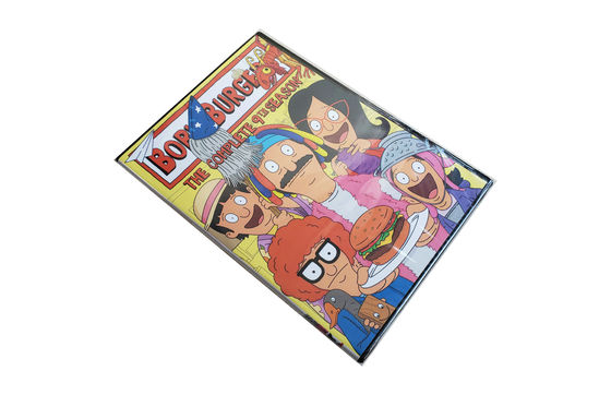 A caixa feita sob encomenda de DVD ajusta o filme de América a estação 9 3dvd dos hamburgueres do Bob da série completa fornecedor
