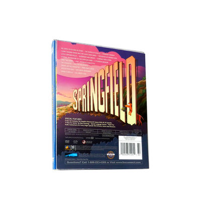 A caixa feita sob encomenda de DVD ajusta o filme de América a série completa a ESTAÇÃO 19 do filme de Simpsons fornecedor