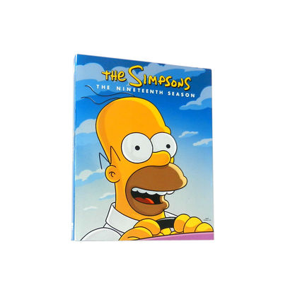 A caixa feita sob encomenda de DVD ajusta o filme de América a série completa a ESTAÇÃO 19 do filme de Simpsons fornecedor